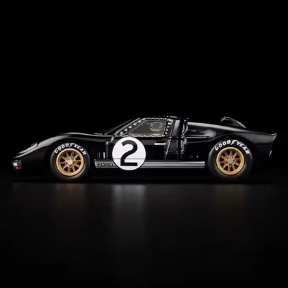 New Hot Wheels RLC Cars Model Ford GT40 MKII 1966 Le Mans Champion Car No. 2 Alloy Car model Kid Collection Toys boys fan Gifts