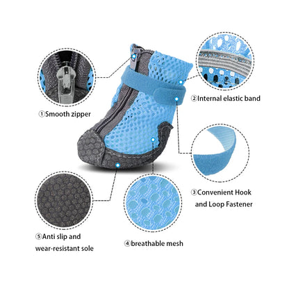 Dog Shoes Thickened Non-slip Shoes  Protect Suede Surface Paws Clean Paws