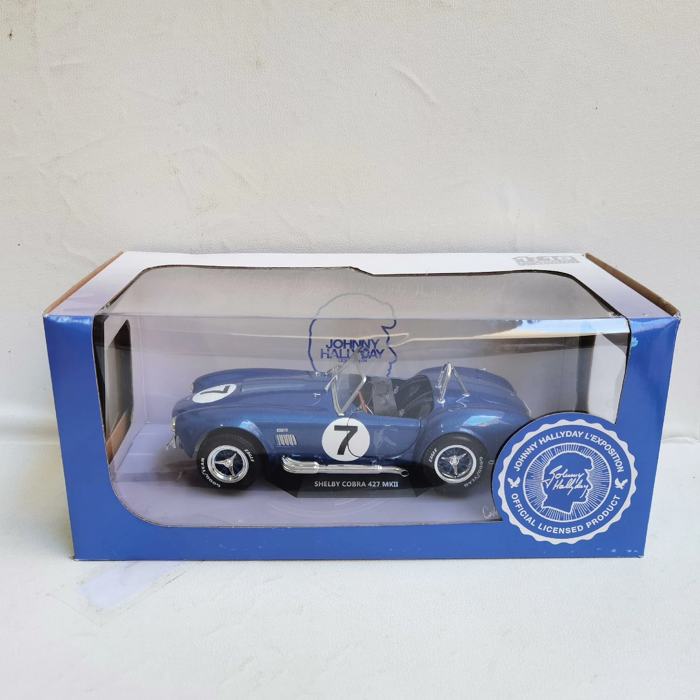 SOLIDO 1/18 Shelby Cobra 427 MK II #7 Racing Car Model