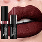 12Colors Matte Lipstick Black Green Sexy Red Velvet Lip Gloss Long Lasting Non-stick Women Lip Tint Make Up Facial Body Cosmetic