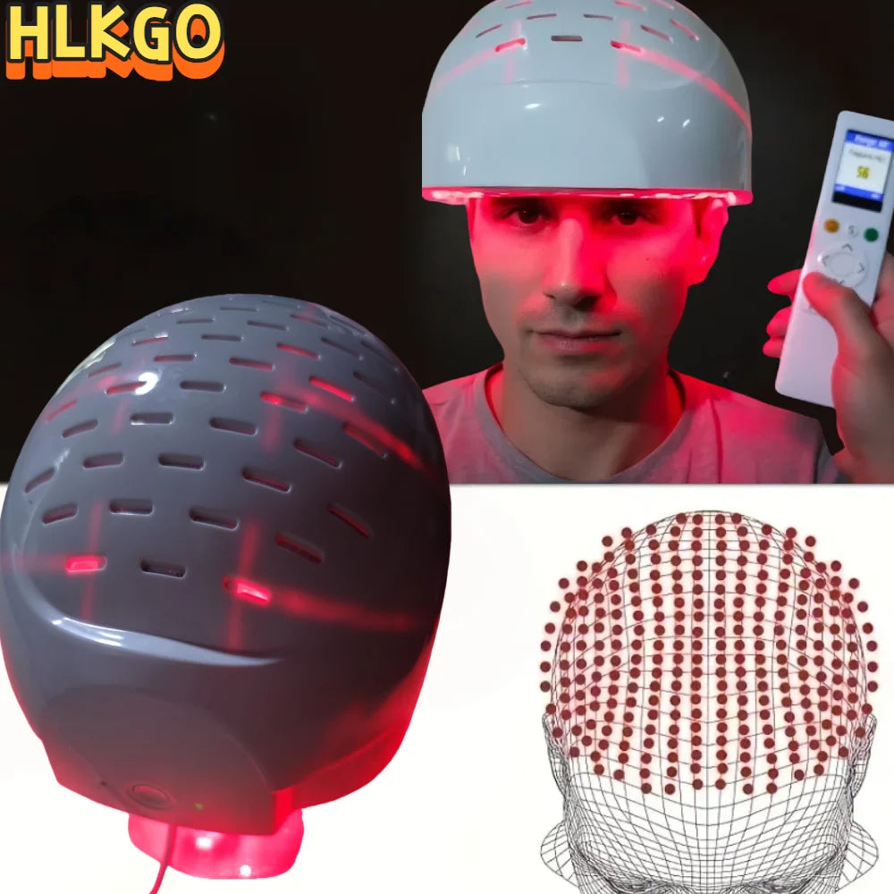Anti Hair Loss & Scalp Care Hat, 6750mW High Power Light Therapy Cap, 210 LED 90 Laser 650/660nm for Fast Hair Growth Regrowth