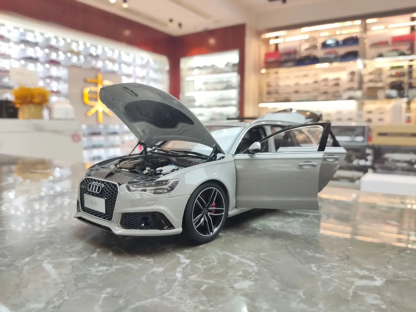 1/18 AUDIRS RS6 RS 6 Avant C7 WELL Diecast Model Toy Cars Boys Girls Gifts