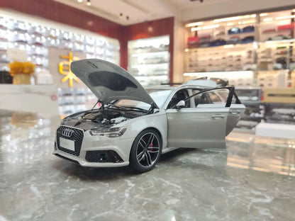 1/18 AUDIRS RS6 RS 6 Avant C7 WELL Diecast Model Toy Cars Boys Girls Gifts