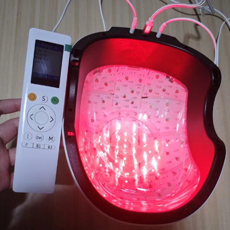 Anti Hair Loss & Scalp Care Hat, 6750mW High Power Light Therapy Cap, 210 LED 90 Laser 650/660nm for Fast Hair Growth Regrowth