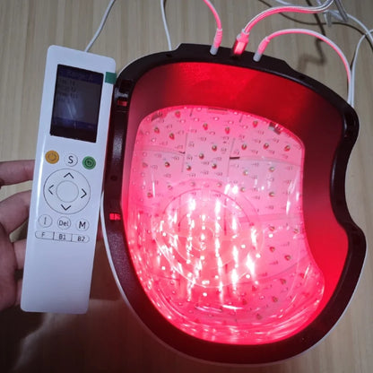 Anti Hair Loss & Scalp Care Hat, 6750mW High Power Light Therapy Cap, 210 LED 90 Laser 650/660nm for Fast Hair Growth Regrowth