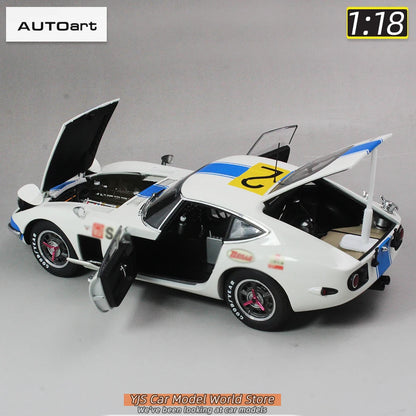Autoart diecast model 1/18 2000 GT 1967 #2 Static Ornament Holiday Gift collection