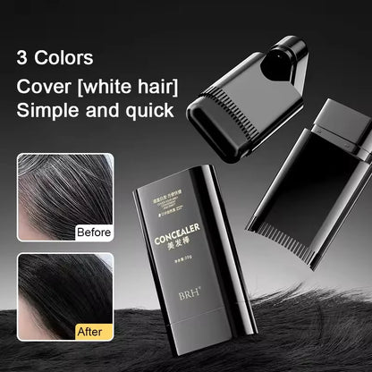 Hair Dye 2 in1 -Stick with Comb,Quick Gray Coverage,Easy Application,Quickly Dye Hair Long Lasting Temporary Hair Coloring Pen