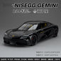 Koenigsegg Gemera 1:24 Car Alloy Diecast Model Collect Hobby Model Ornaments Gift For Friend Pull Back Toy New Style Sports Car
