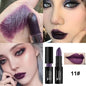 Nude Lipstick Matte Velvety Vampire Makeup Punk Black Lip Gloss Smooth Waterproof Lasting Durable Dark Paint Cosmetics -12 Colors