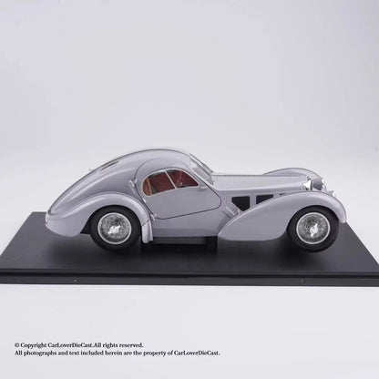Solido 1/18 Bugatti Atlantic Type 57 SC 1937 Diecast Vehicle Model with Two Open Doors Limited Edition Cars Gifts