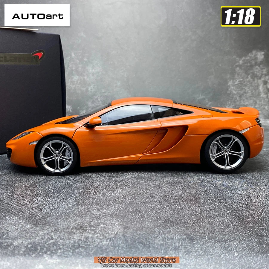 AUTOART Diecast car model 1/18McLaren MP4-12C Static display car models  Collect festival gifts