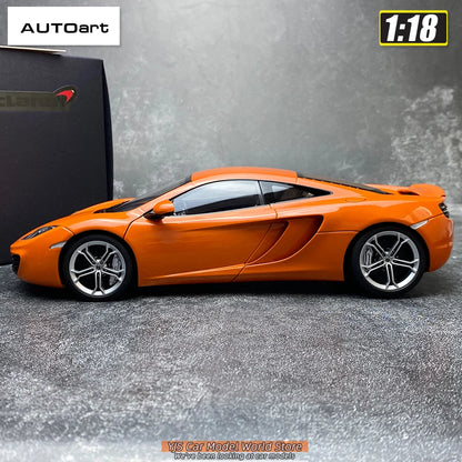 AUTOART Diecast car model 1/18McLaren MP4-12C Static display car models  Collect festival gifts