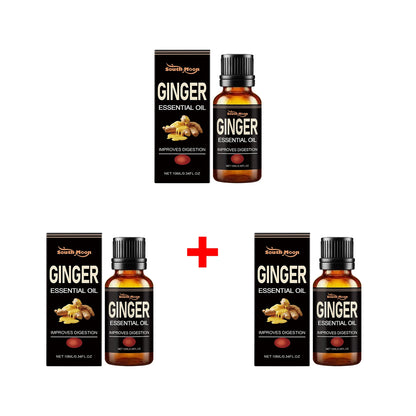 Ginger Essential Oil for Abdomen Fat Burning Weight Loss Anti Cellulite Improve Sagging Skin Improve Digestion Slimming Oil