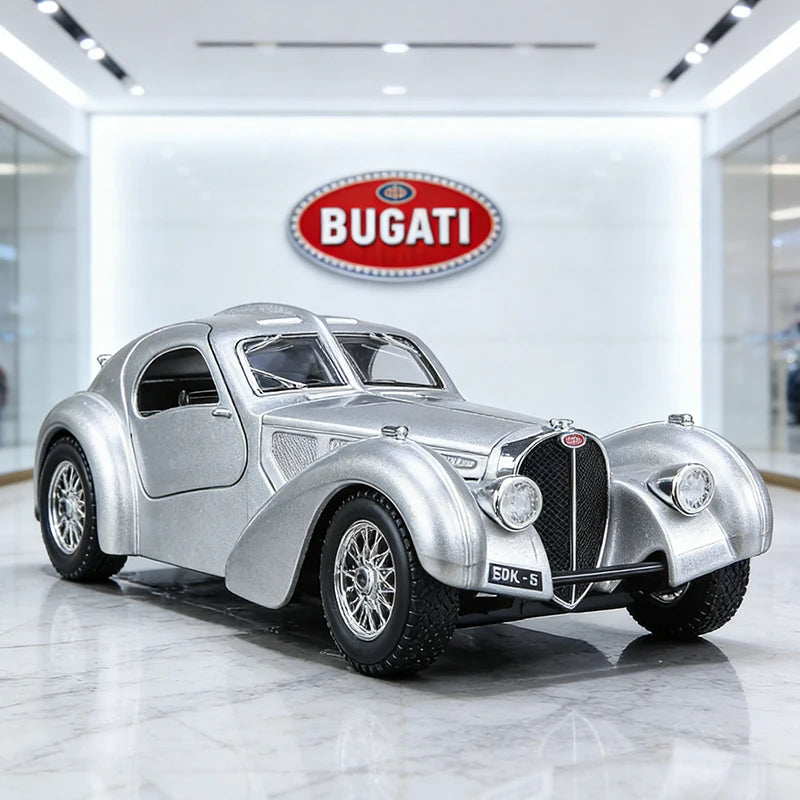 Bburago 1:24 Bugatti Atlantic 1936 Alloy Car Diecasts & Toy Vehicles Car Model Miniature Scale Model Car For Children