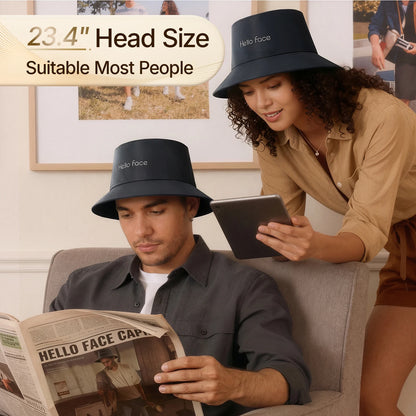 New Bucket Hat Hello Face 336 Pcs LED Hat Helmet Hair Growth Cap for Hair Loss Red Light 660nm Infrared Light 850nm Hair care