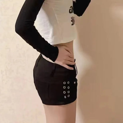 Fashion Y2K Baggy Pants Women's Cartoon Embroidery Loose Wide Leg Jeans Streetwear Aesthetic Casual Trousers