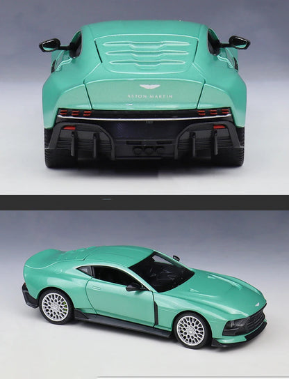 WELLY 1:24 Aston Martin Valour Supercar Alloy Car Diecasts & Toy Vehicles Car Model Miniature Scale Model Car Toy For Children