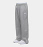 Y2K Fashion Jogger Sweatpants Loose Embroidery Labeled Open Leg Wide Leg Pants Trendy Pocket Couple Straight Pants Men's Hoodie