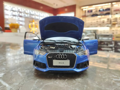 1/18 AUDIRS RS6 RS 6 Avant C7 WELL Diecast Model Toy Cars Boys Girls Gifts