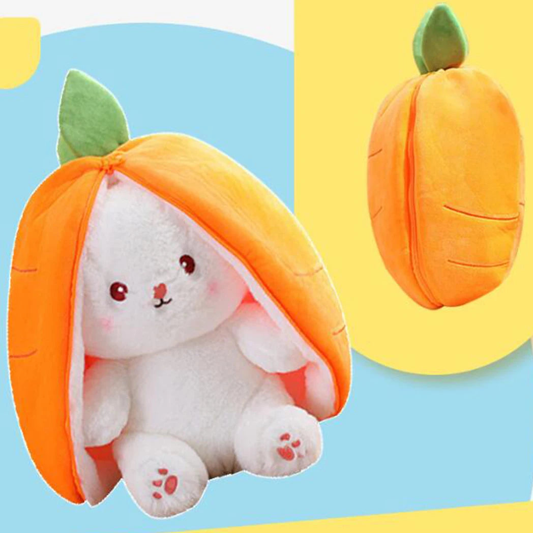 Cute Rabbit Plush Toys Strawberry Carrot Style Delicate And Soft Child Birthday Gift Sleeping Companion 18CM/25CM/35CM