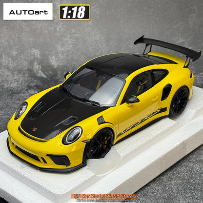 AUTOART 1/18 Porsche 911 (991.2) GT3 RS Weissach Package Car model  Send to a friend  Personal collection Static ornament
