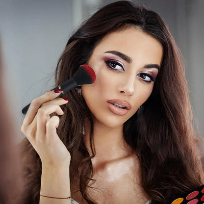 2 In 1 Electric Multi-Function Soft Fluffy Portable Foundation Brush Vibration Makeup Brush Rechargeable Detail Makeup Tools ﻿