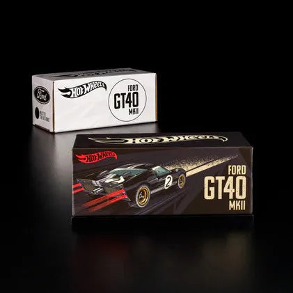 New Hot Wheels RLC Cars Model Ford GT40 MKII 1966 Le Mans Champion Car No. 2 Alloy Car model Kid Collection Toys boys fan Gifts