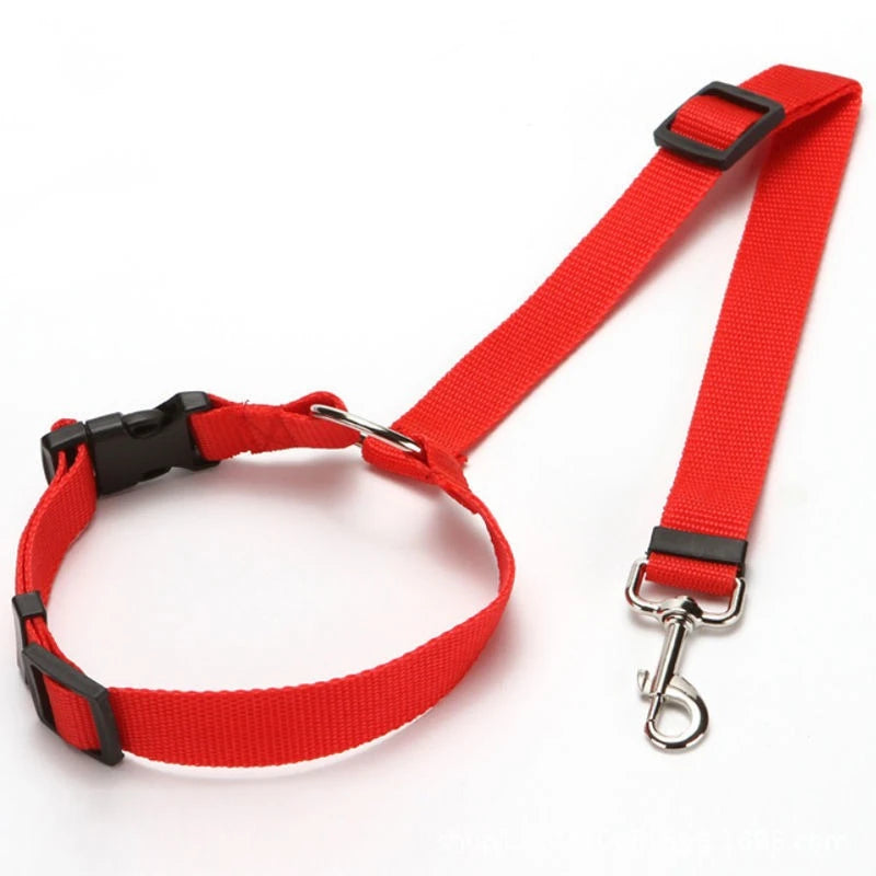 Adjustable Pet Cat Dog Car Seat Belt Pet Seat Vehicle Dog Harness Lead Clip Safety Lever Traction Dog Collars Dog Accessoires