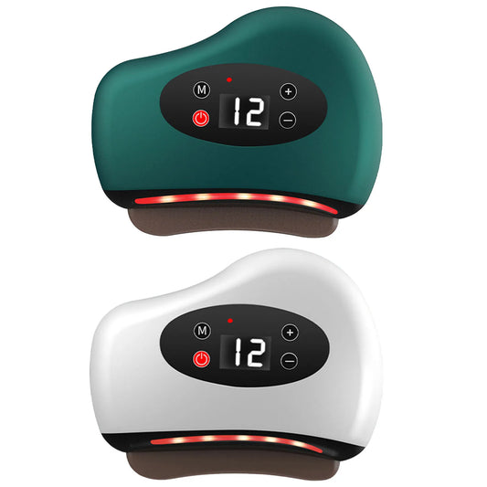 Electric Scraping Instrument Lightweight Heated Muscle Scraping Tool USB Charging Hot Compress Eye Massager Red Light Scraper