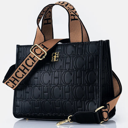 CH Fashion Monogram Print High Quality Metal Logo Casual Light Luxury Brand Designer New Women's Handbag