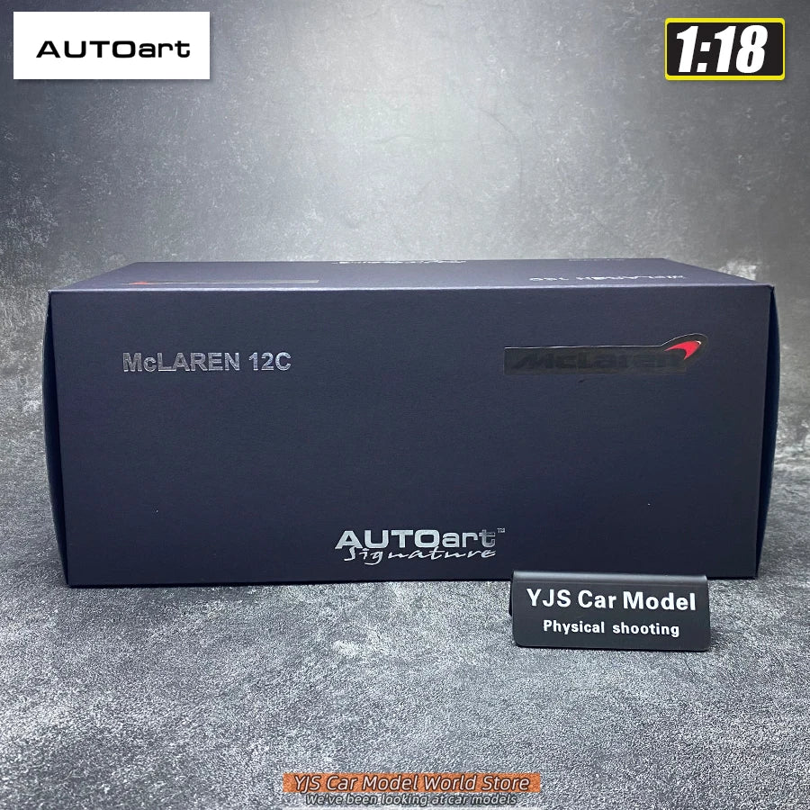 AUTOART Diecast car model 1/18McLaren MP4-12C Static display car models  Collect festival gifts