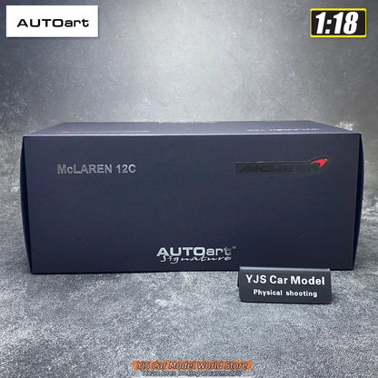 AUTOART Diecast car model 1/18McLaren MP4-12C Static display car models  Collect festival gifts