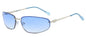 New Y2K Sunglasses For Women High Quality Oval Fashion Luxury Brand Rimless Glasses Trendy Woman Alloy Ladies Shades Eyewear