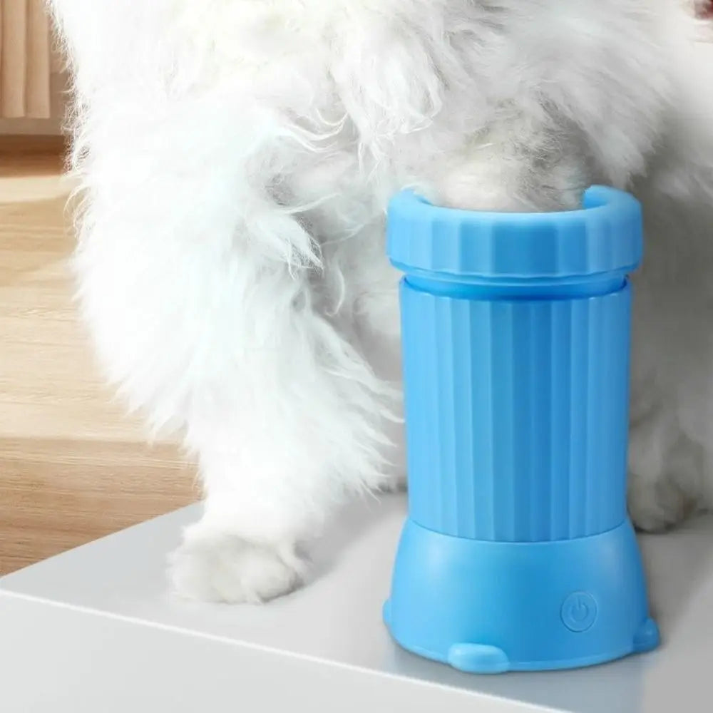 Paw Cleaner Cup USB Rechargeable Dog Foot Washer Portable Detachable Automatic Paw Cleaner Electric Pet Paw Washer Foot Cleaning