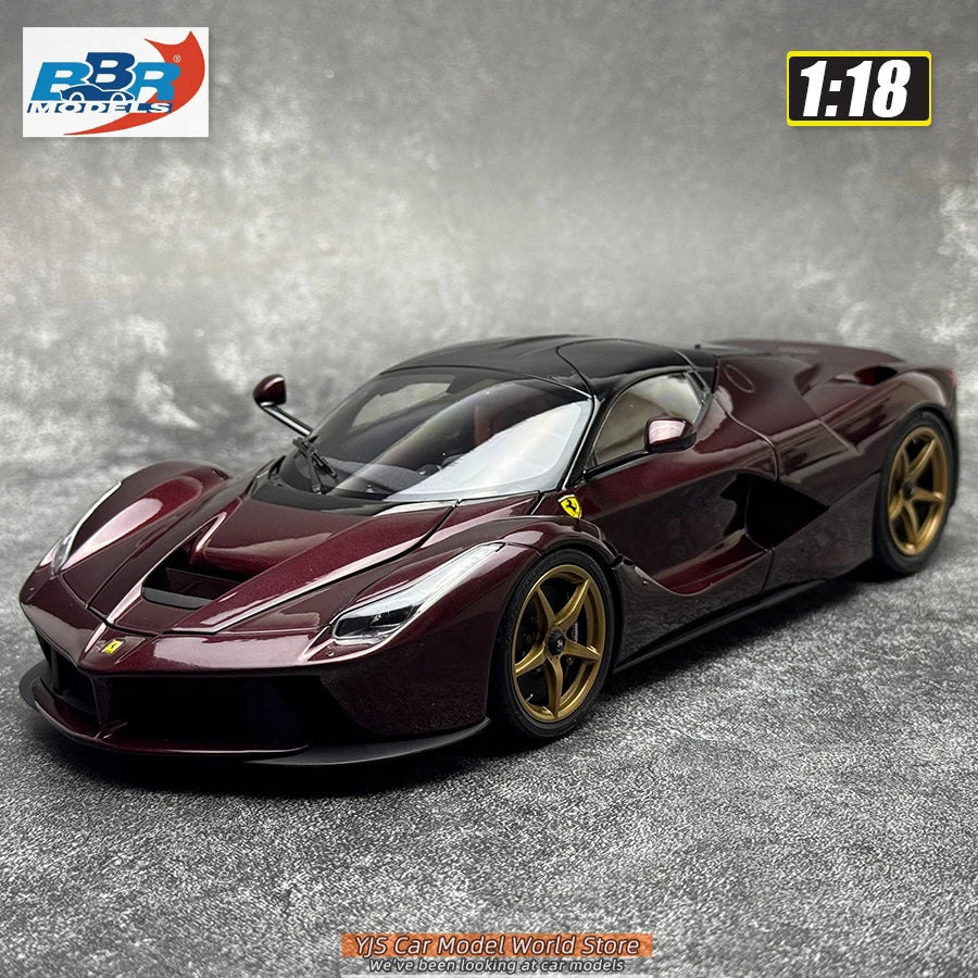 BBR  Die-casting model 1/18 LaFerr  Car model Static Ornament Holiday Gift Collection