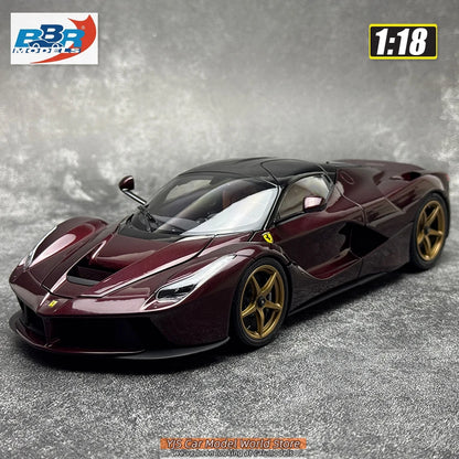 BBR  Die-casting model 1/18 LaFerr  Car model Static Ornament Holiday Gift Collection