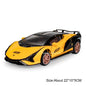 BYD YANGWANG U9 1:24 Cars Miniature Models Toys Wheel Shock Absorption Light Music Supercar