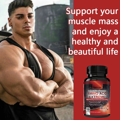 High Performance Amino Acids - Rich in Amino Acids and BCAAs - Muscle Replenishment, Repair and Growth, Workout Supplement