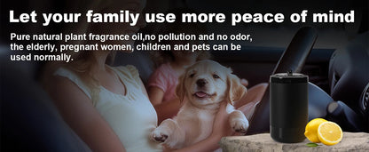 Smart Car Air Aromatherapy Diffuser Fragrance Car Air Fresheners Adjustable Humidifier Essential Oil Diffuser LED Ambient Light