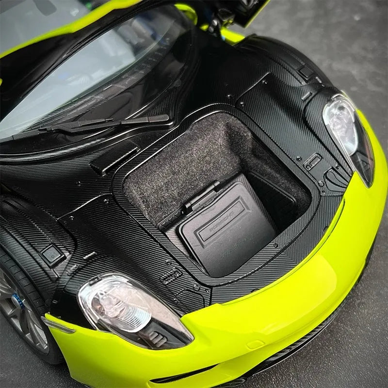 AUTOART car model simulation 1/18 Porsche 918 Car Model alloy room ornament display cars model boy collection christmas gift