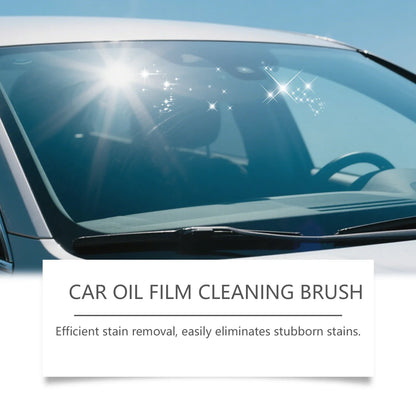 Automotive Car Oil Film Cleaning Brush,150ml Glass Oil Film Remover for Car Window,Windshield Brush For Car Care