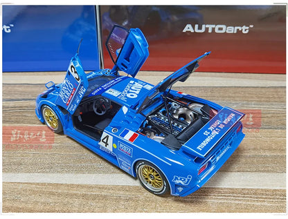AUTOART Bugatti EB110 24HR Le Mans Racing 1994 #34 1:18 Car model Collection Display gift Static Ornament Collection