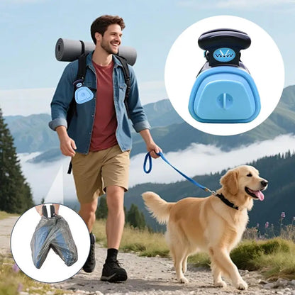 Foldable Pet Shovel Travel Dog Poop Bag Dispenser Poop Scoop Clean Pick Up Excreta Cleaner Animal Excreta Cleaning Tools