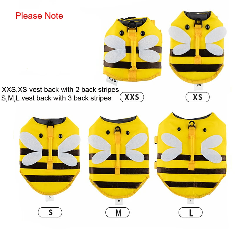 Dog Life Jacket for Swimming Boating Pet Safety Floatation Vest Life Preserver with Rescue Handle For Cats Small Medium Dogs