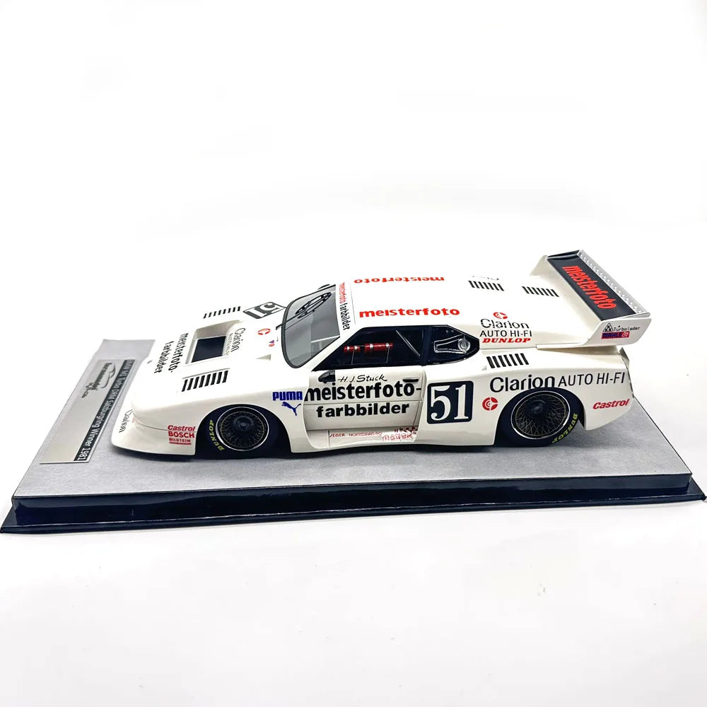 M1 Turbo DRM Salzburgring Winner 1981 #51 1/18 Scale Resin Model Car Birthday Collection Gift Toy Scene Matching