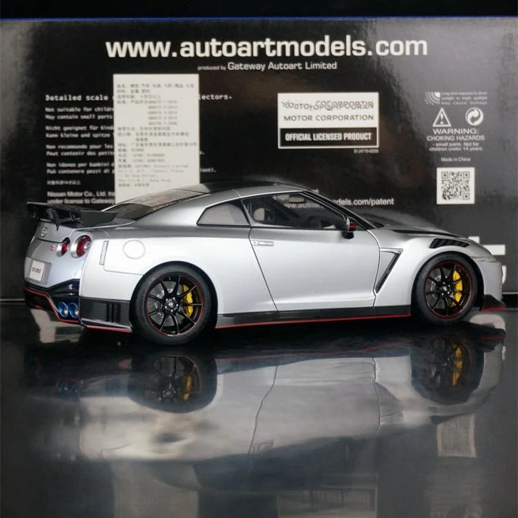 Autoart 1:18 R35 GTR 2022 JDM Simulation Limited Edition All Open Alloy Metal Static Car Model Toy Gift