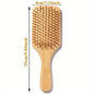 Natural Wood Comb Bamboo Air Cushion Comb High Elastic Head Smooth Hair Not Knotted Practical Comb Hair Loss Massage Brush