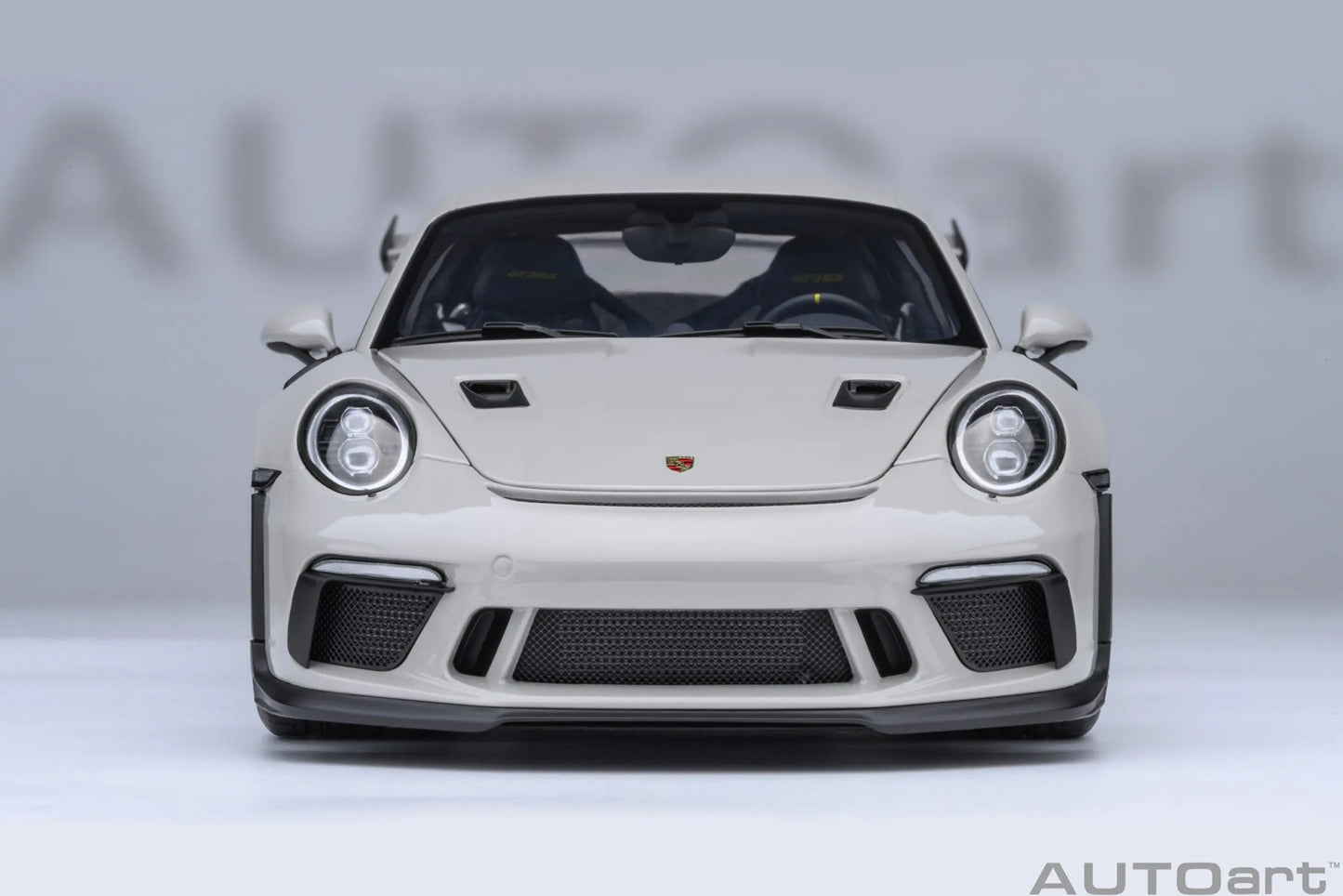 AUTOART 1/18 Scale New Porsche 911 (991.2) GT3 RS Weissach Package Car model Sports car Static collection