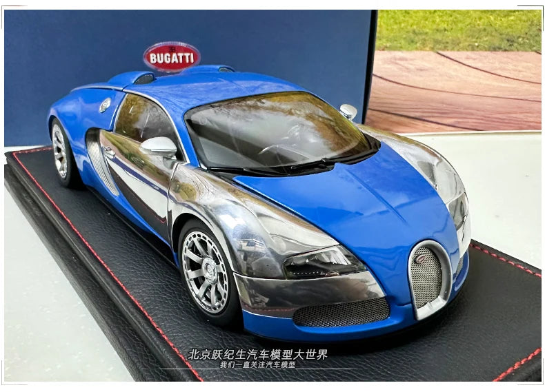 AUTOART 1:18 Bugatti  Veyron Sports car alloy car model plated interphase  Personal collection gift Compan