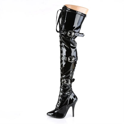 New Over Knee Boots High Quality Fashion Boots Sexy High Boots Fashion Women Boots 12cm Stiletto Boots 34-45 46 BBZAI